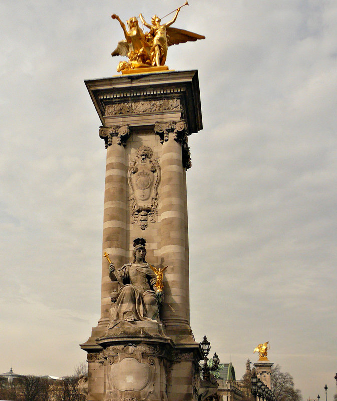 Париж.Мост Александра III - Galina Belugina