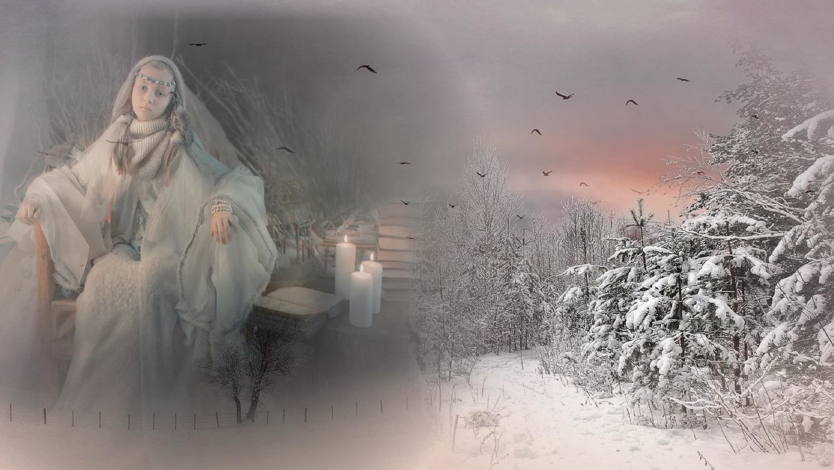 «Белый зимний вечер ...» - vitalsi Зайцев