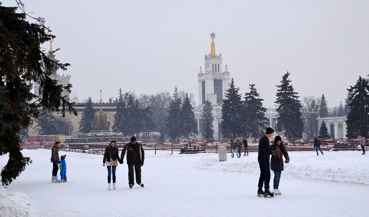 На катке ВДНХ - Владимир Болдырев