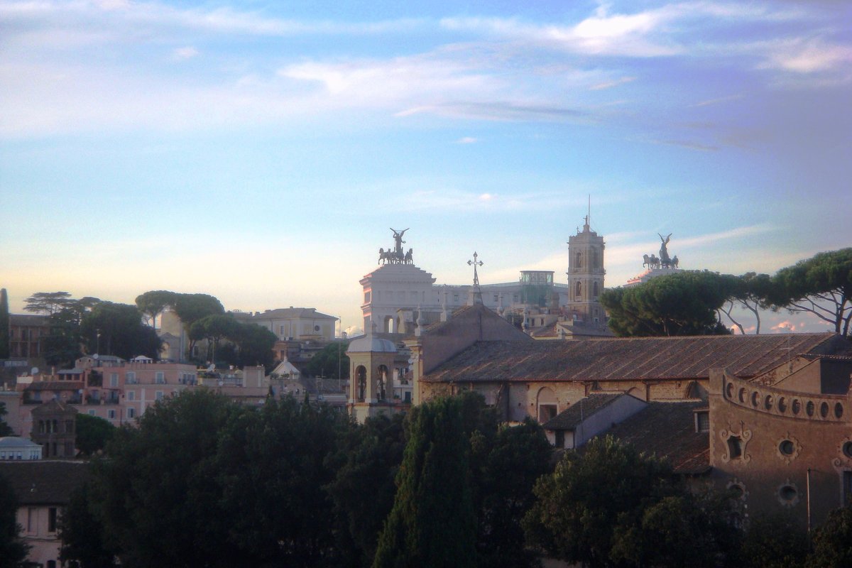 Небо и крыши Рима - Плюшевая Пальма