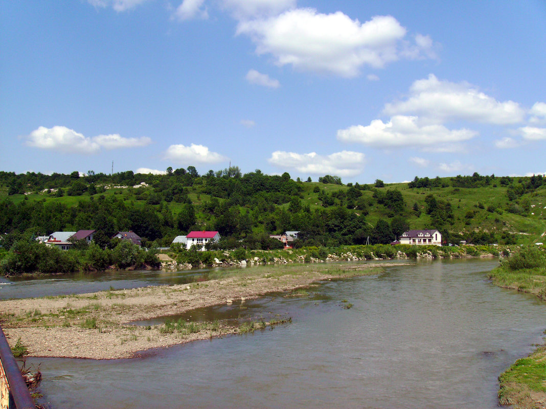 Река  Быстрица  Надворнянская  в  Вовчинце - Андрей  Васильевич Коляскин