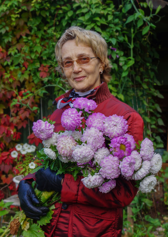 Дама с цветами - Анатолий 