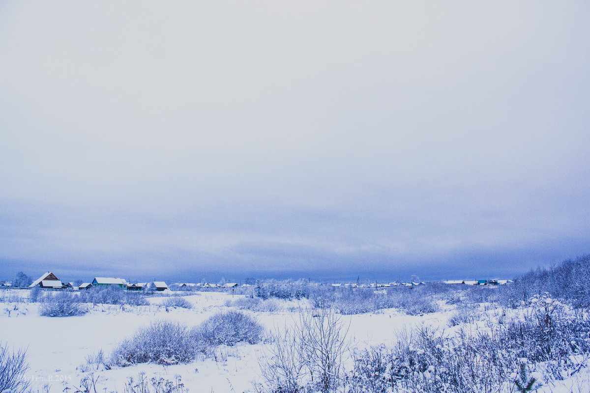 Зимний пейзаж.2015 - Артём Бояринцев