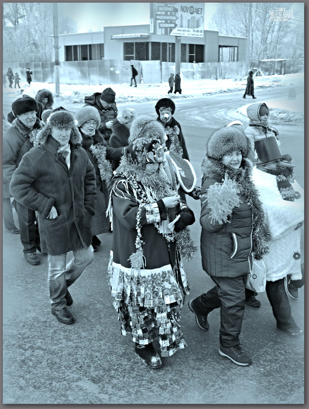 На параде "Деда мороза" Новочебоксарск. - Юрий Ефимов