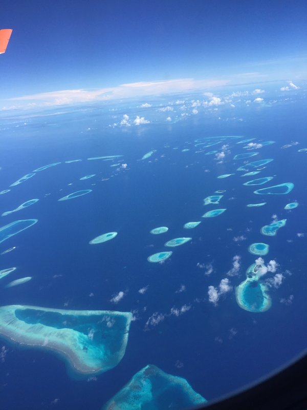 Мальдивы с самолета - Елена Кислых