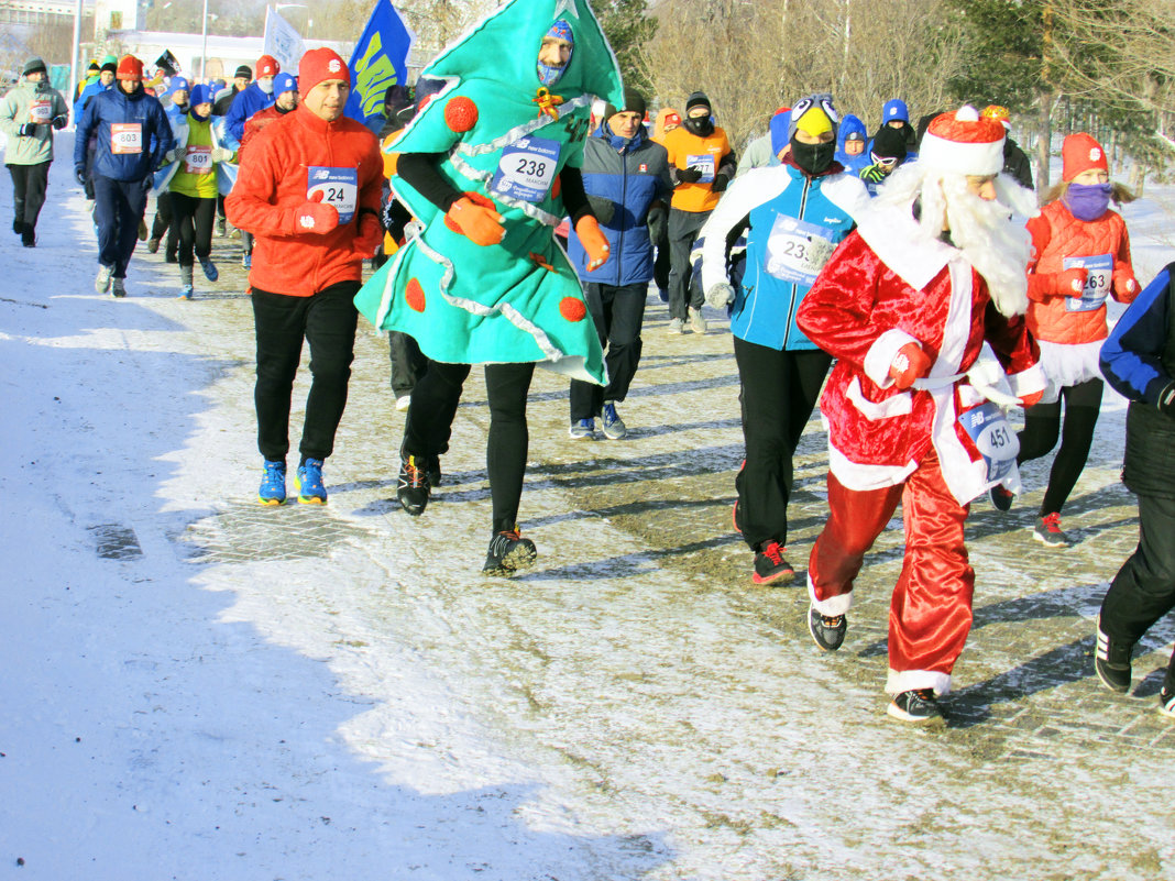 Дед Мороз бежит марафон - раиса Орловская