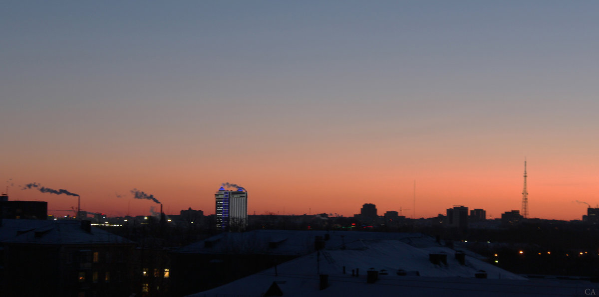 Панорама после захода солнца - Александр Садовский
