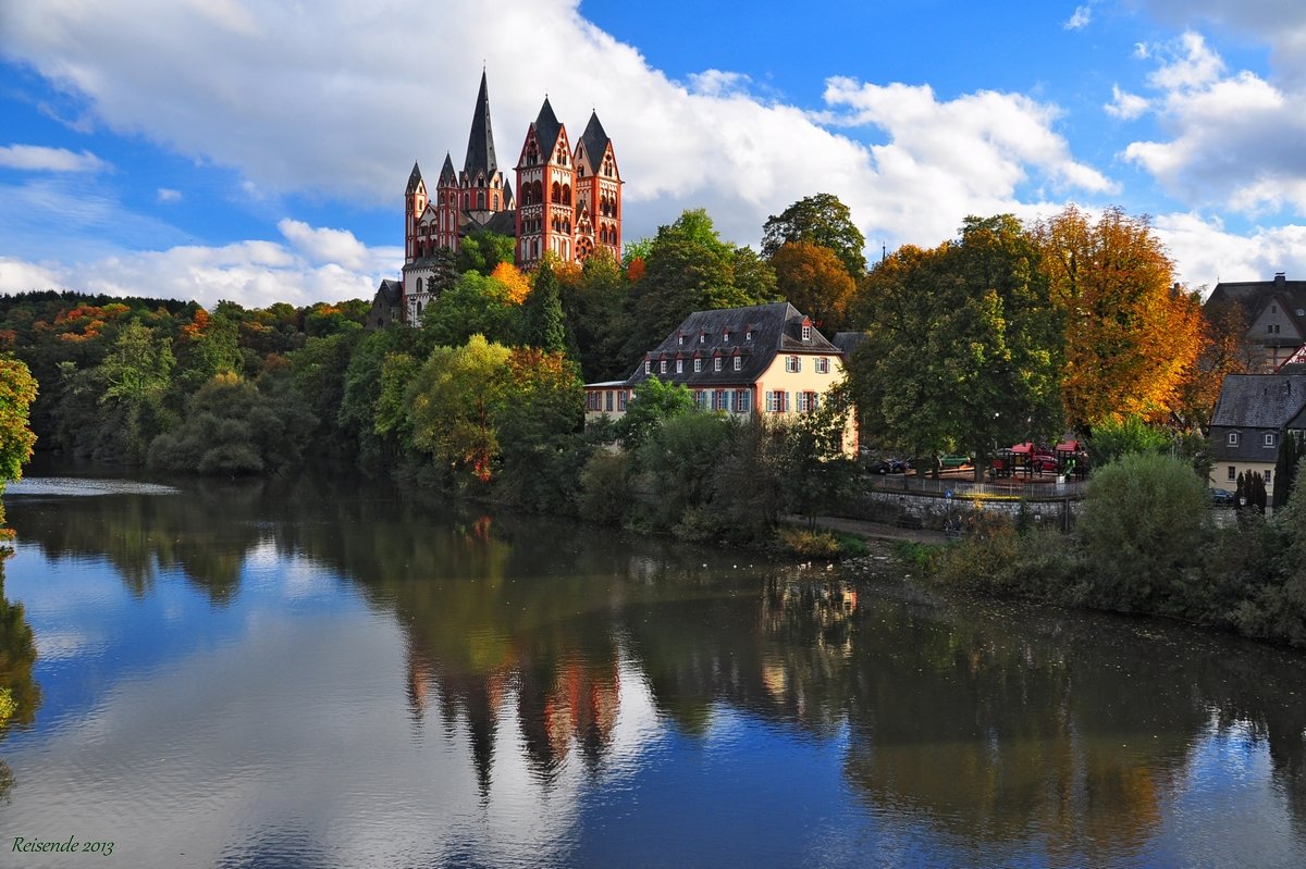 Limburger Dom. Вид от Ланы. Солнечно - Mikhail Yakubovskiy