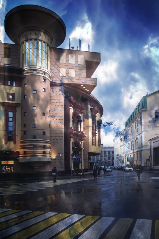 Москва улица Мясницкая - Евгений Жиляев