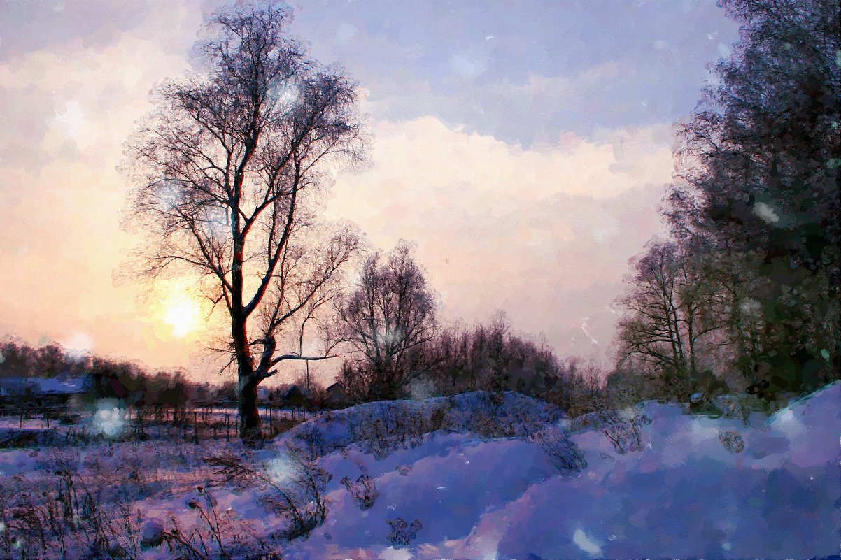 Зима ...Морозная и снежная ... - Евгений Юрков