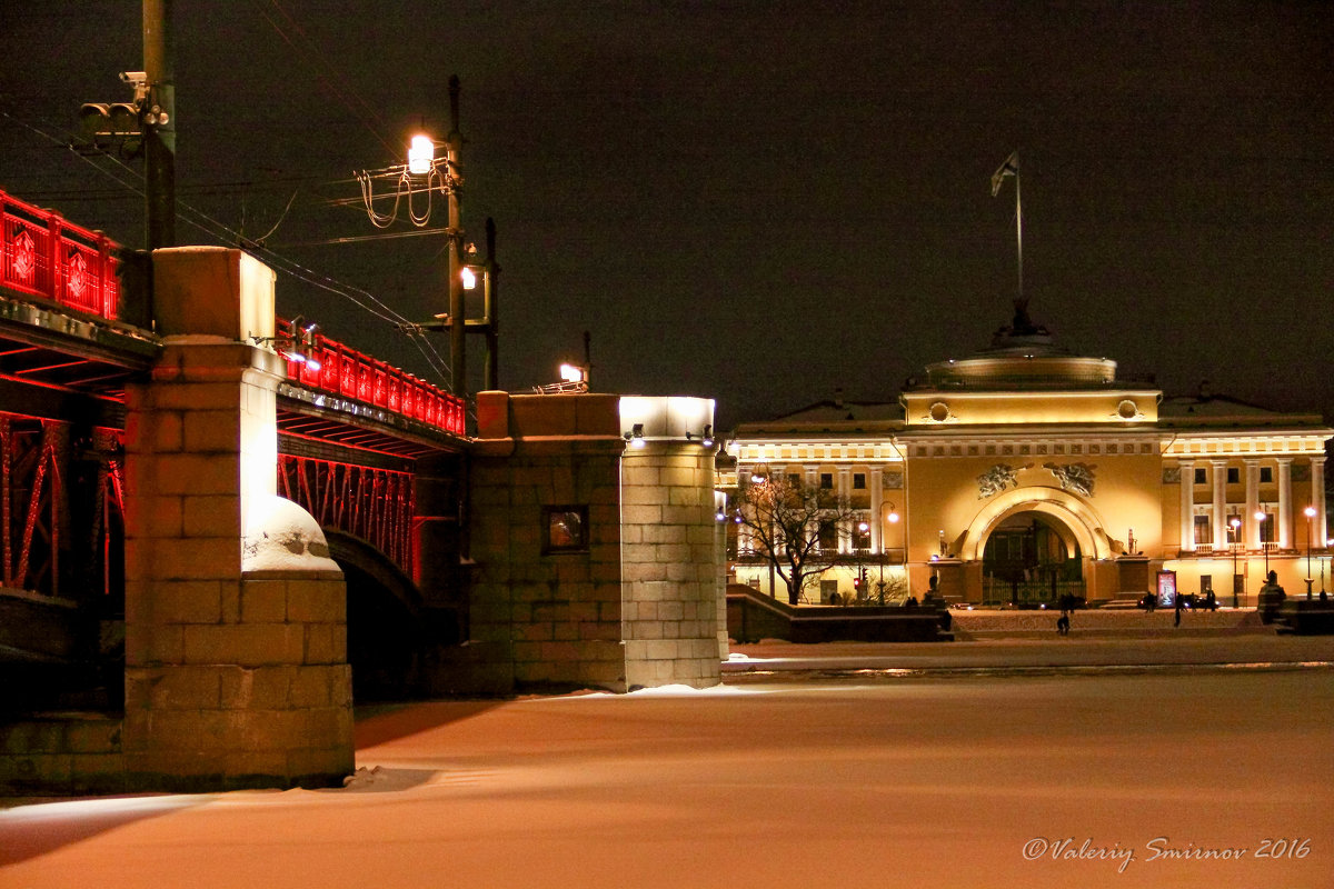 Дворцовый мост и Адмиралтейство - Валерий Смирнов