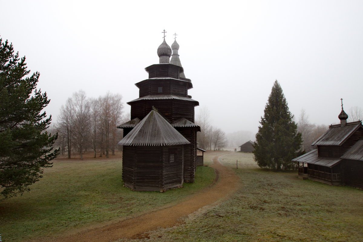 Новгород музей деревянного зодчества. Ноябрь 2015 года - Алексей Корнеев