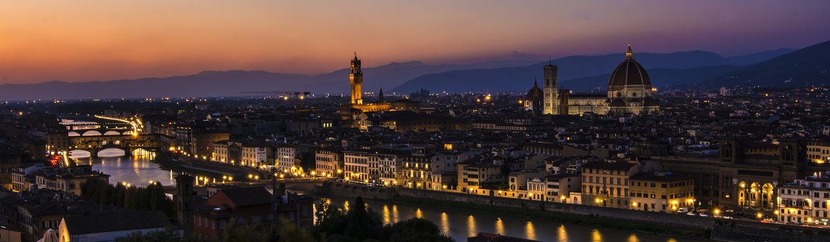 Autumn evening in Florence - Dmitry Ozersky