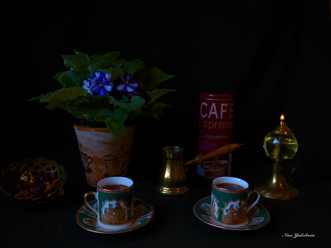 Фиалка, кофе и волшебная лампа - Nina Yudicheva
