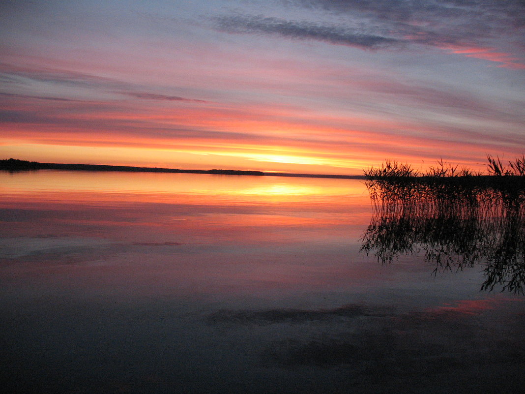 вечер на озере - геннадий щербак