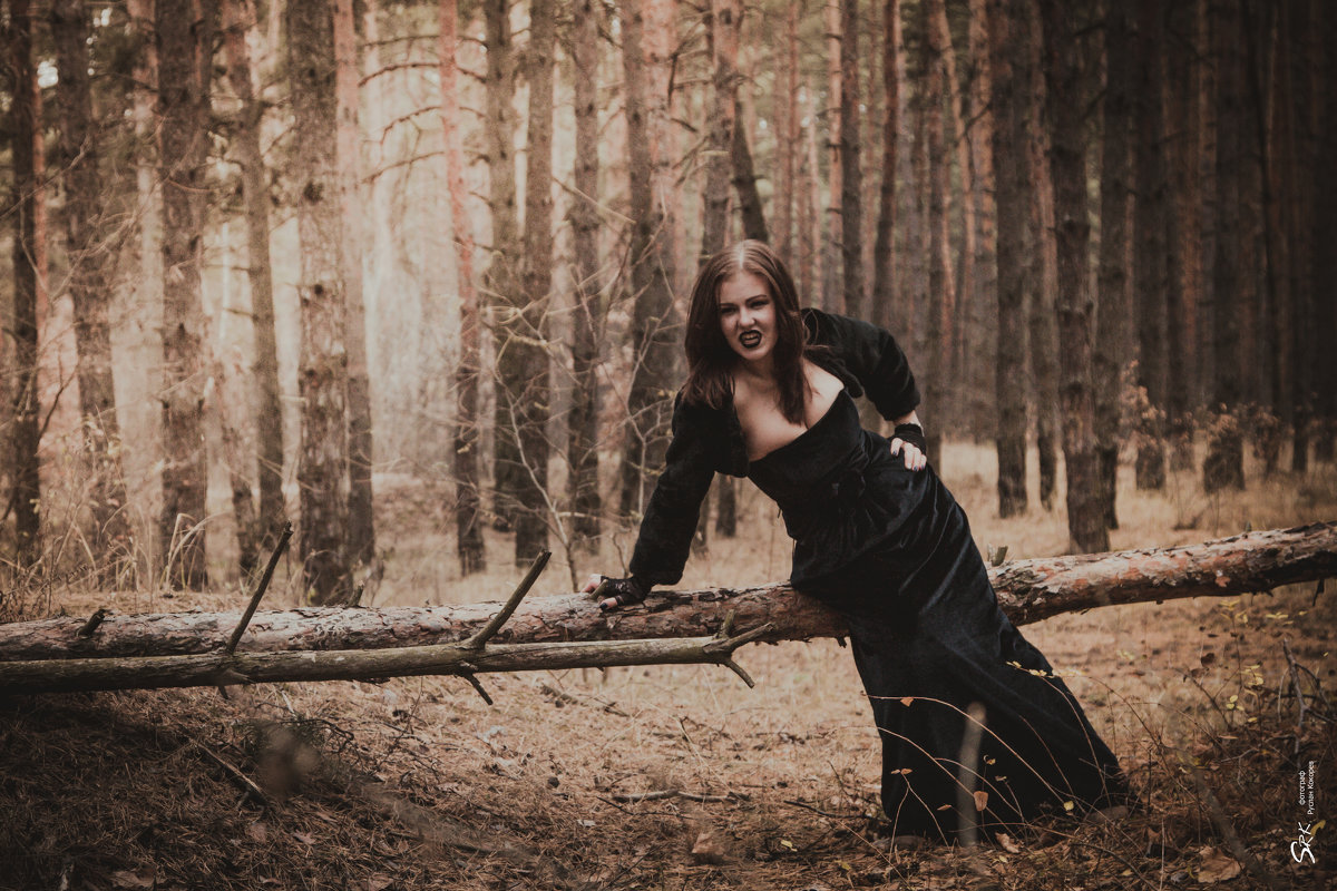 Ведьма в лесу. Фотопроект в Белгороде. - Руслан Кокорев