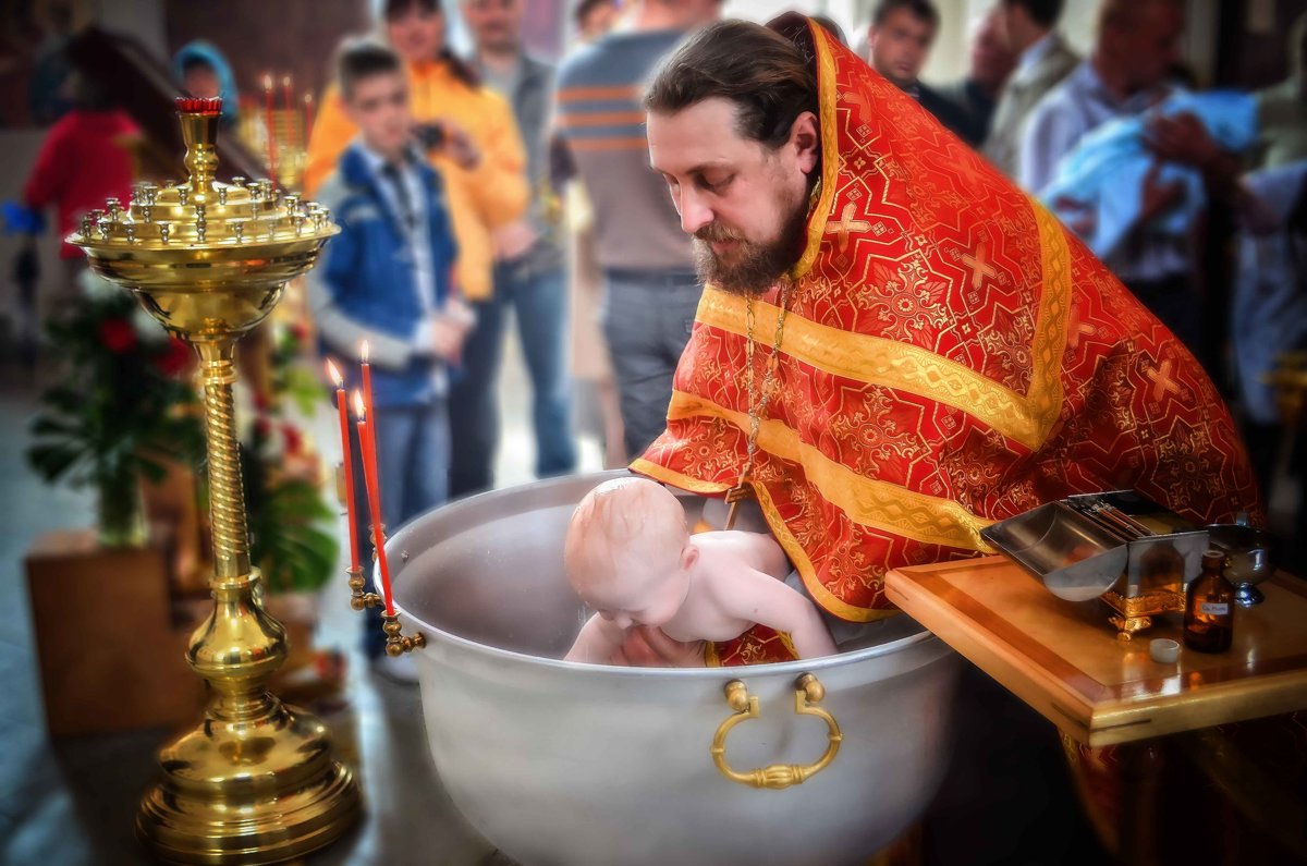крещение Максима - Евгения Комарова