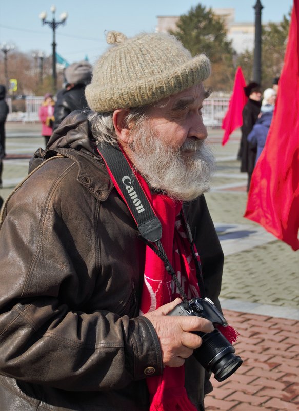 В Хабаровске 19 марта 2016г состоялся митинг КПРФ - Николай Сапегин