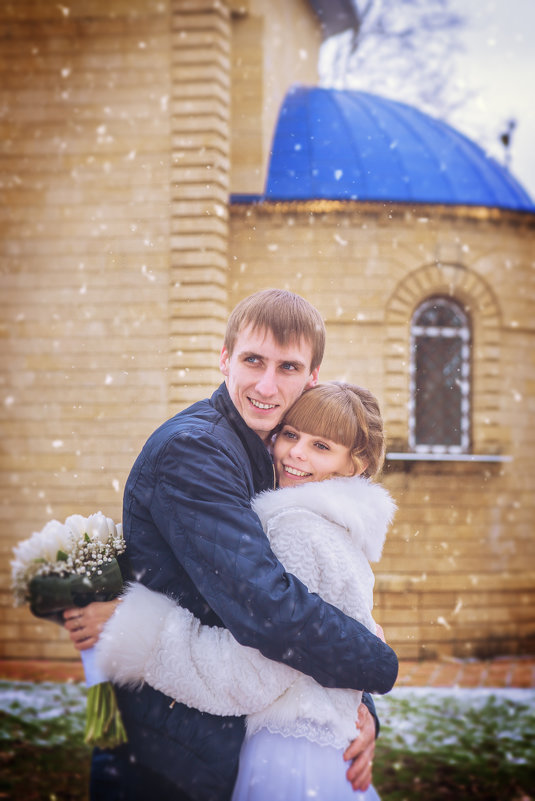 зимнее свадебное фото - Наталья 