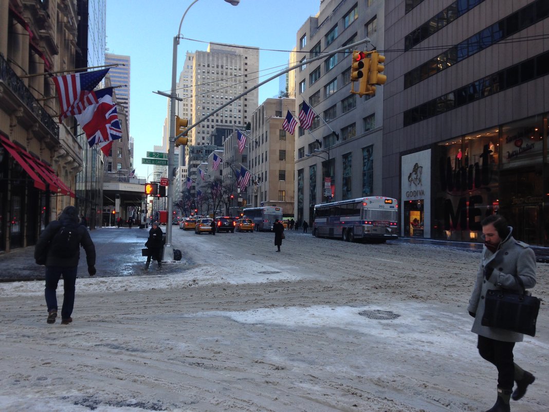 Нью Йорк  снег выпал - Виталий  Селиванов 