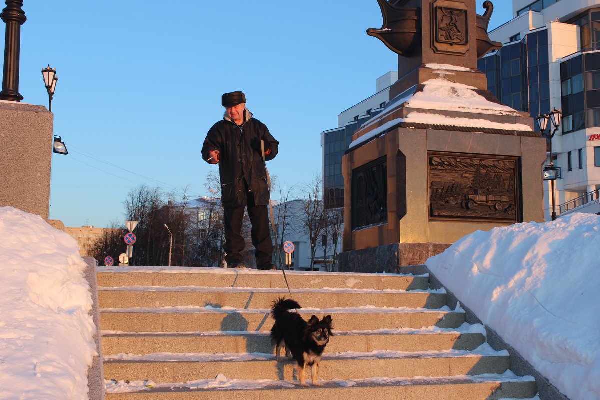 Город Архангельск.  На прогулке. - Александр Вуколов