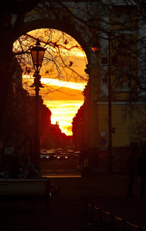Закат на Галерной улице... - Андрей Вестмит