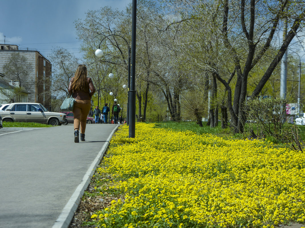 Весна в городе - юрий Амосов