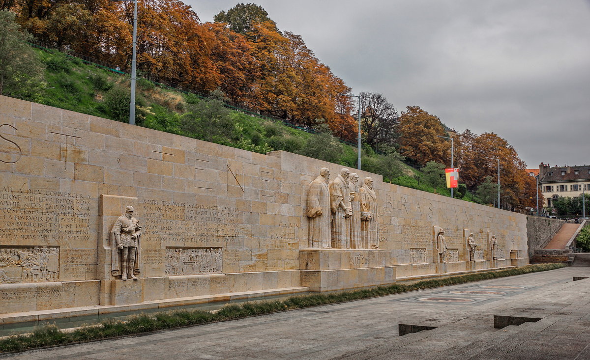 Стена Реформации. Женева, Швейцария - Наталья Иванова