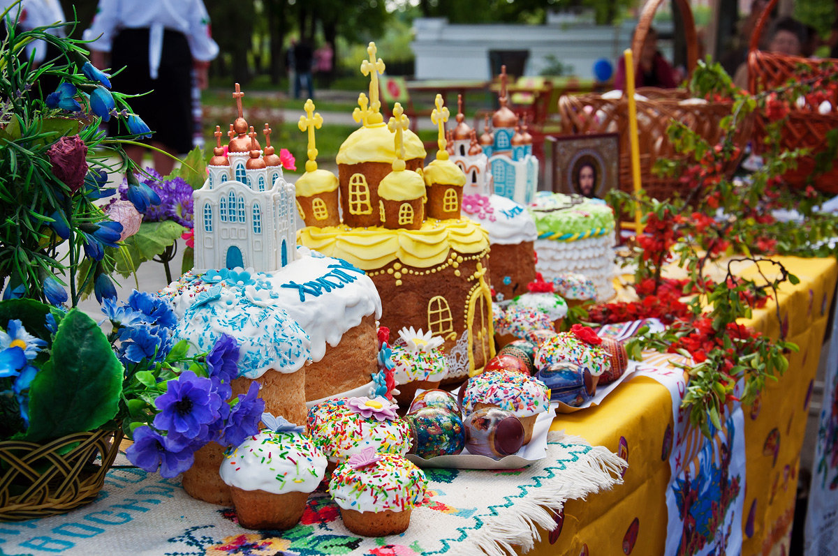 Пасхальные зарисовки. Куличи - Наталья Костенко