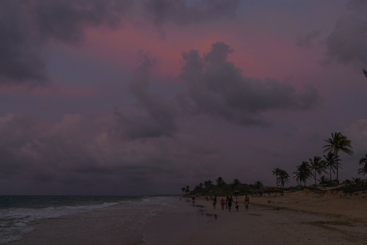 Берег Атлантики вечером (Куба, недалеко от Гаваны) - Юрий Поляков