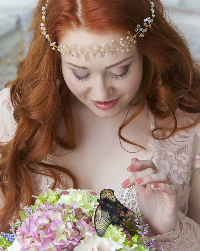 ...утро невесты с настоящей бабочкой - Elena Tatarko (фотограф)