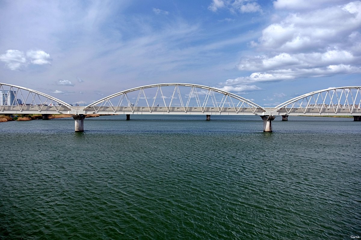 Осака мост через реку Yodo - wea *