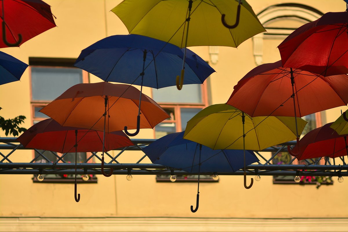 Аллея парящих зонтиков в Соляном переулке - Андрей Вестмит