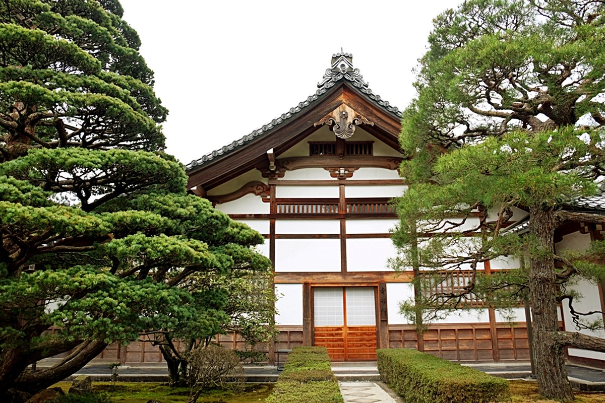 Киото Храм Гинкакудзи Серебряный павильон - wea *
