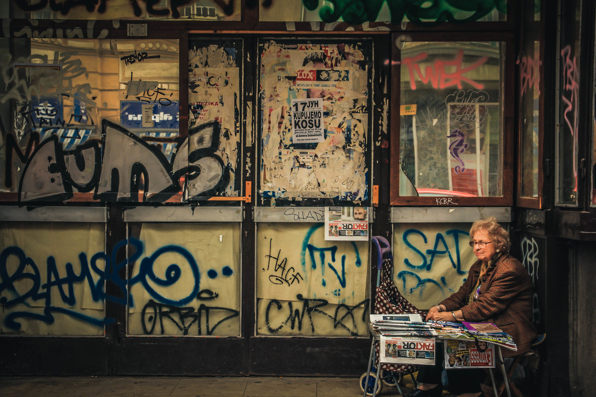 street of Saraevo - Alena Kramarenko