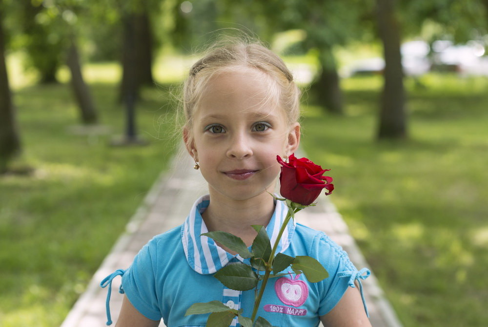 Девочка с цветком - Александр Степовой 
