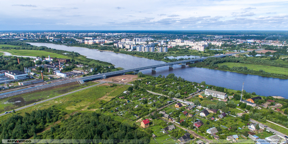 Новый мост в Великом Новгороде пущен в эксплуатацию - Павел Москалёв