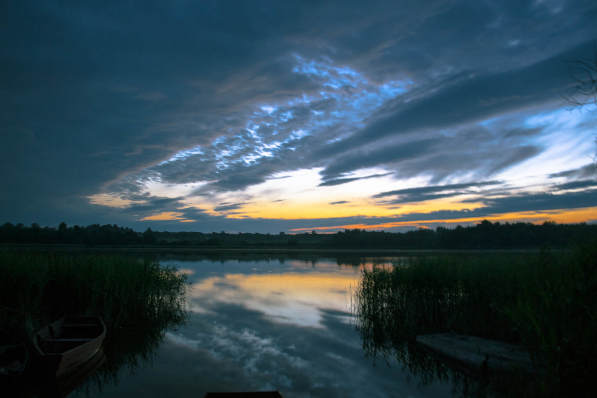 Закат на озере - Олег 