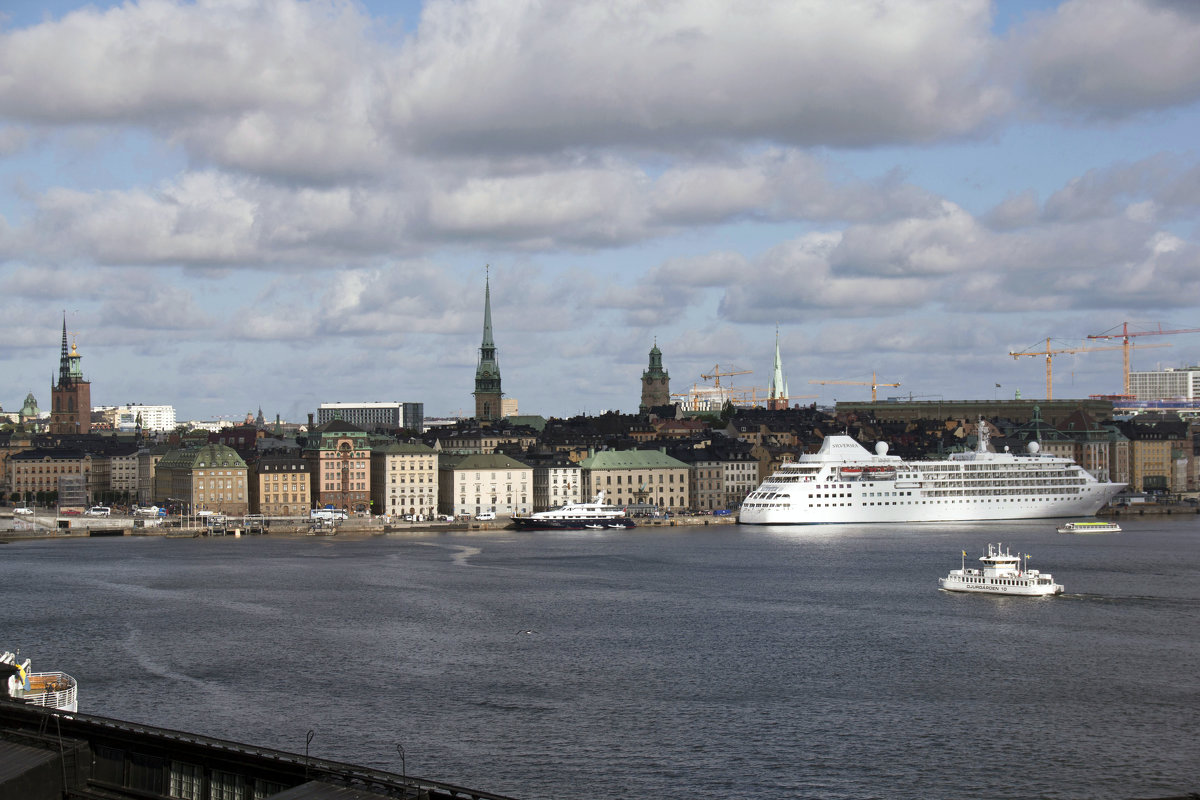 Панорама набережной Стокгольма - Александр Рябчиков