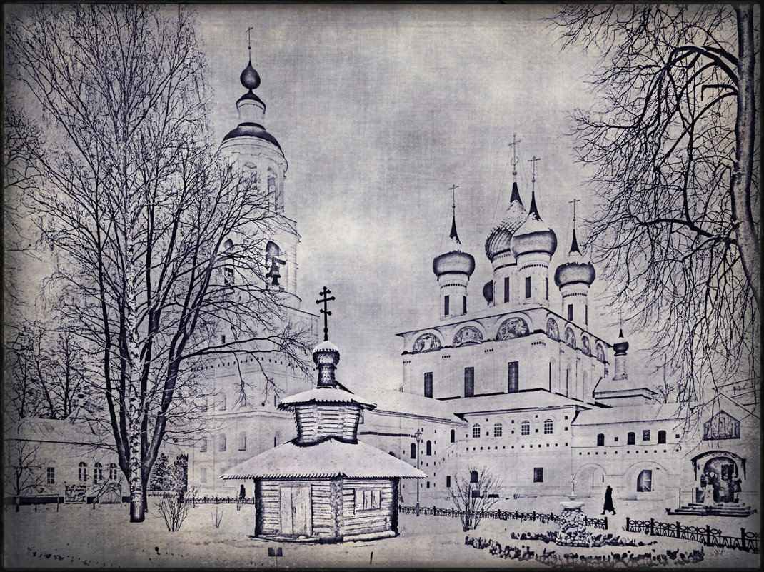 Зима в Толгском монастыре - Николай Белавин