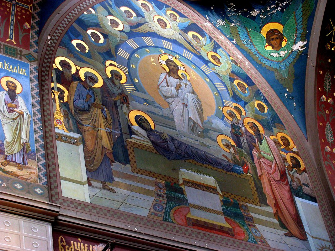 Фрески, росписи Новоафонского монастыря. - Валерия  Полещикова 