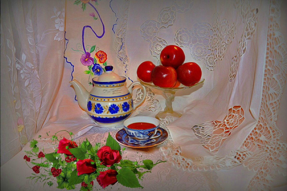 Яблоки и именной чайник - Наталия Лыкова