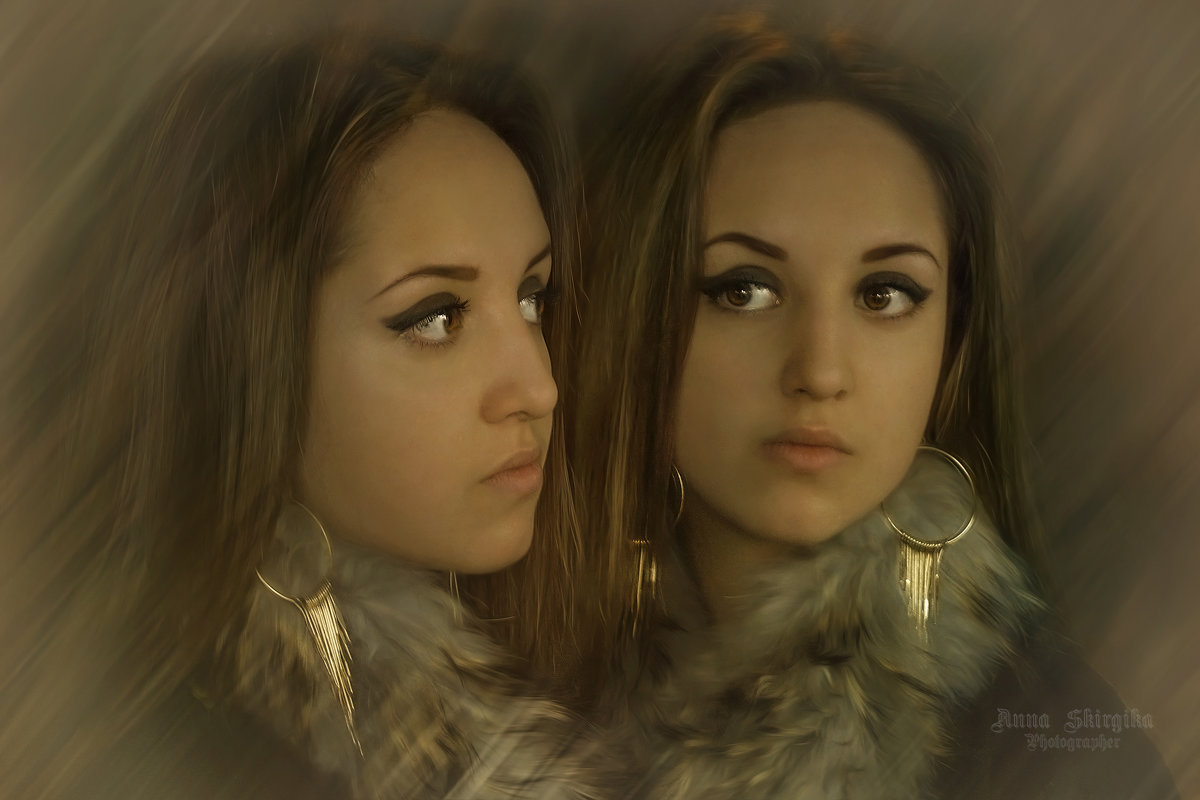 девушка в зеркале - Анна Скиргика