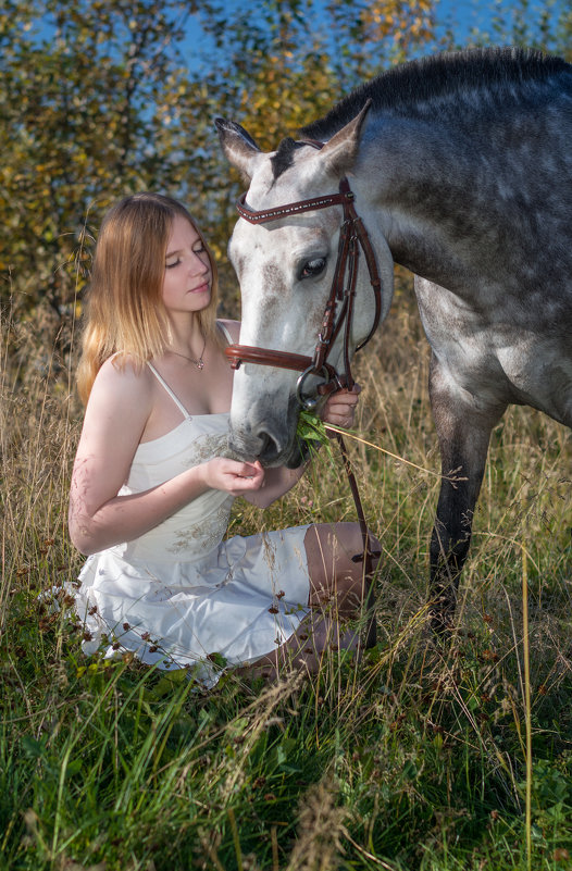 Lidiya and her horse Oktyabrina - Сергей Ладкин