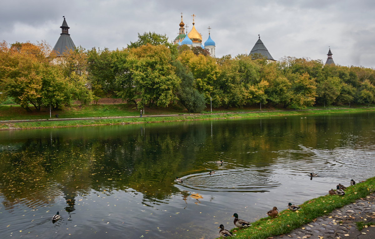 Новоспасский монастырь в Москве зимой