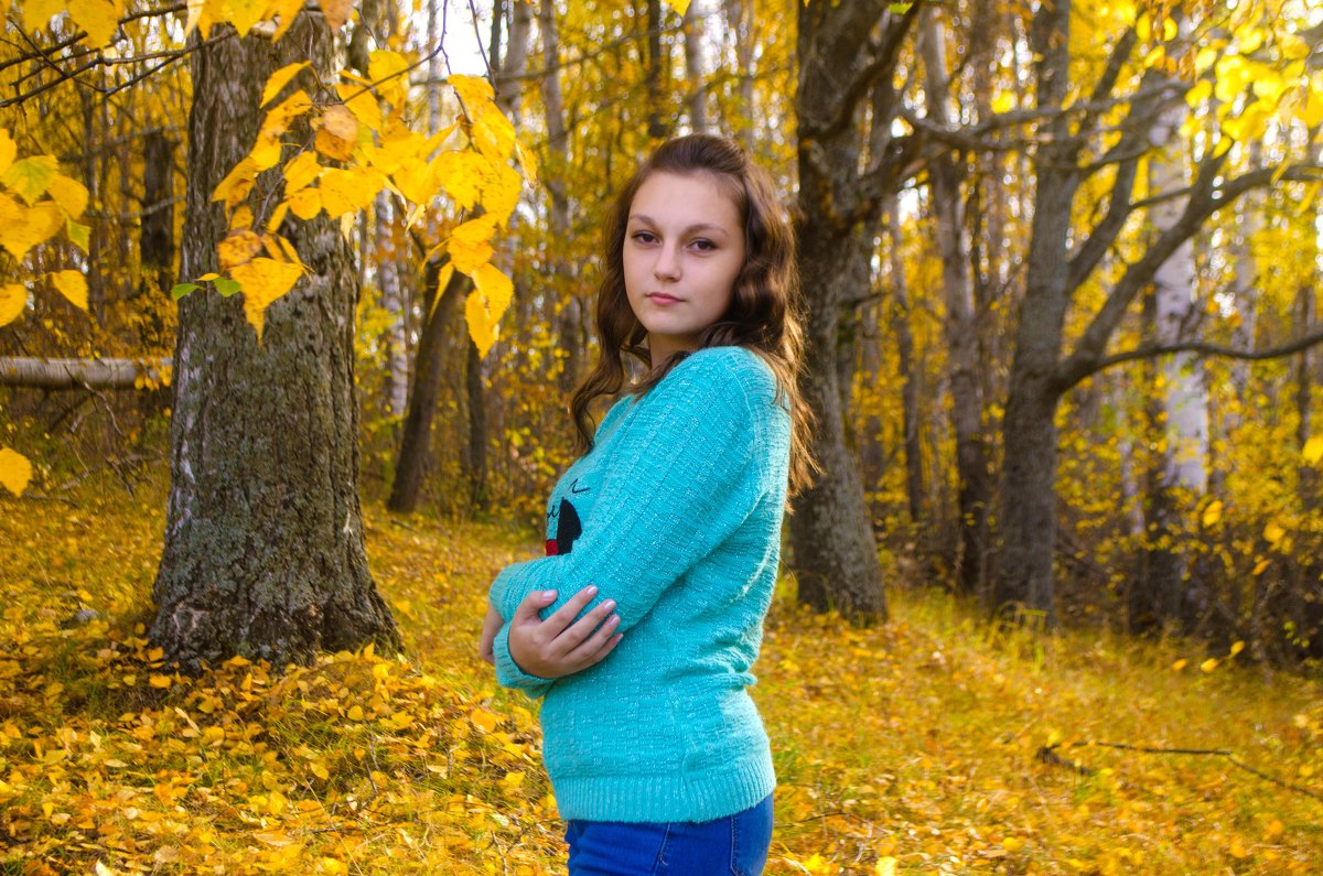 Осень, портрет девушки, осенняя фотосессия, фотопрогулка - Алена Булдина