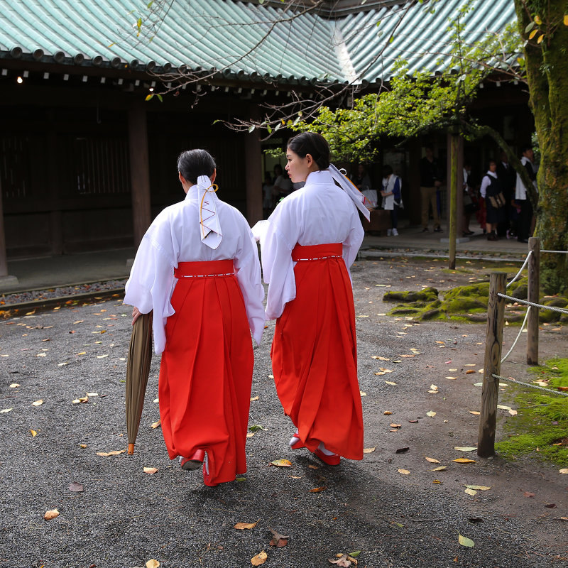 Служители при храме в префектуре Сидзуока. - Ilona An