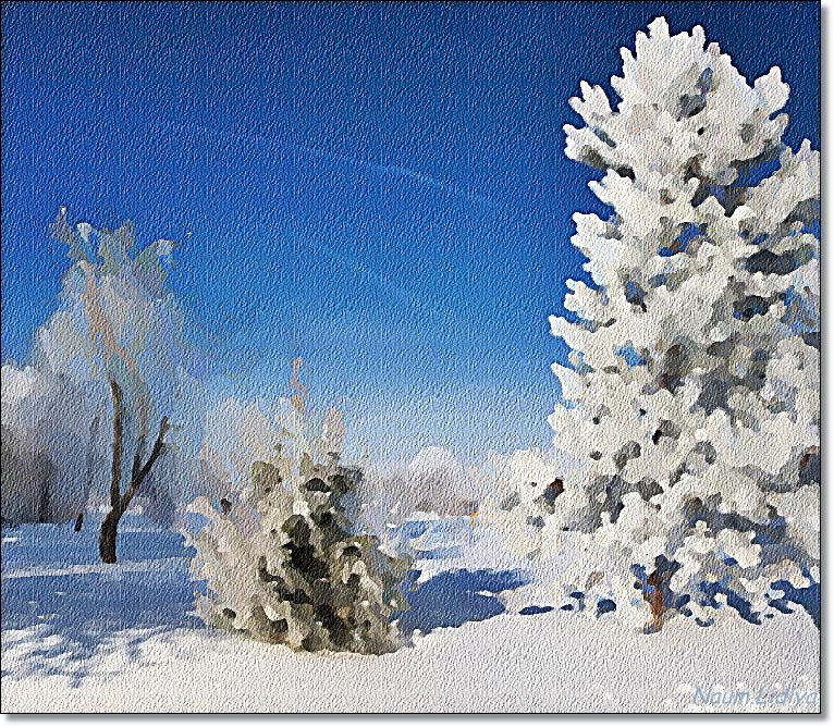 Акварельные краски зимы - Лидия (naum.lidiya)