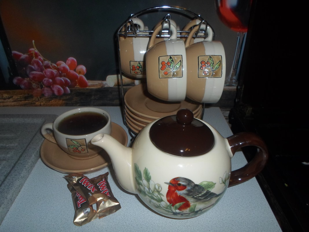 Чай с мятой и чабрецом - BoxerMak Mak