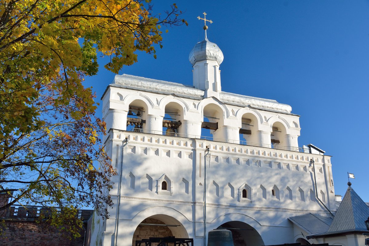 Осень в Новгородском Кремле (этюд 28) - Константин Жирнов